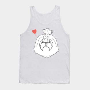 Love Maltese Dog Tank Top